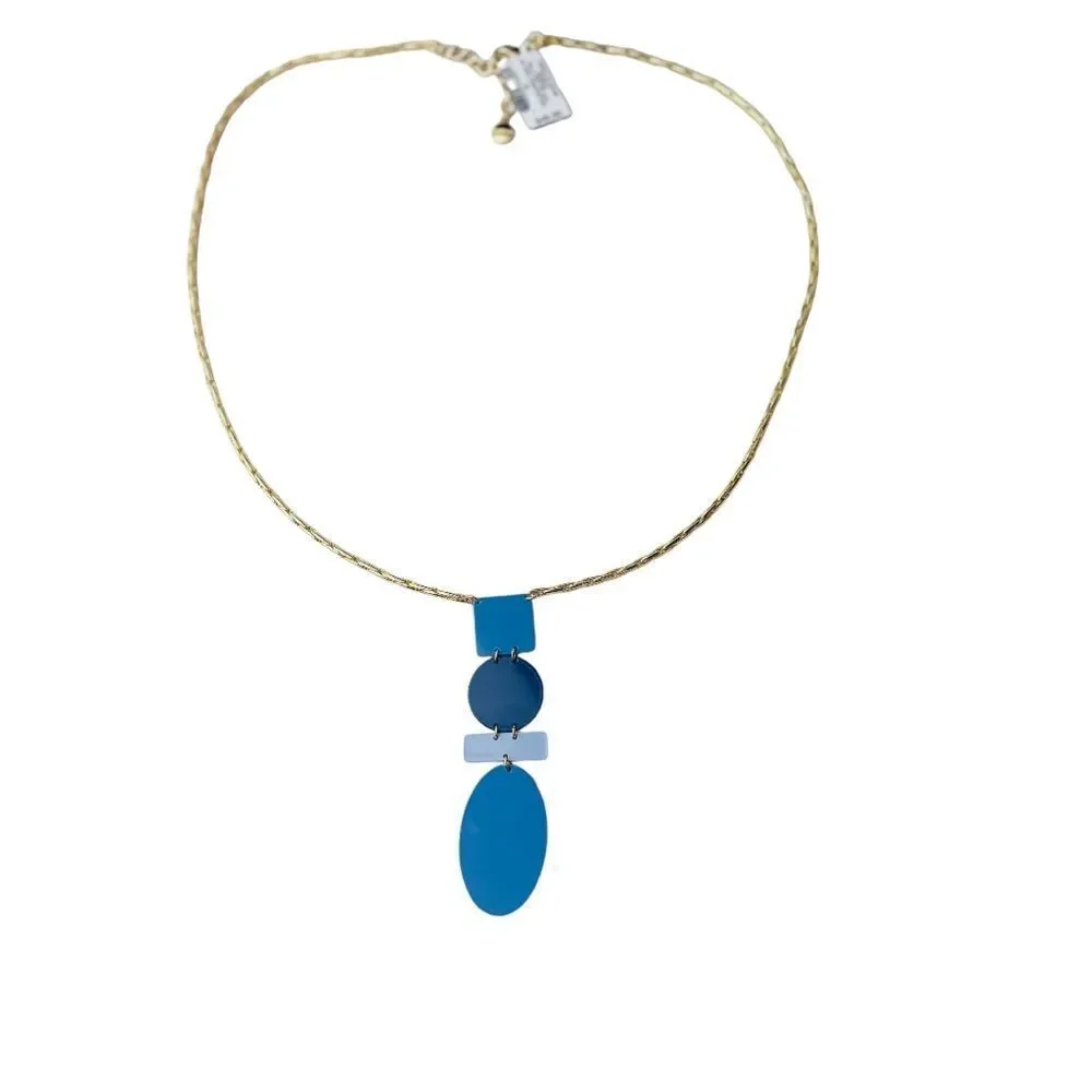 NWT ALFANI Gold-Tone Color Geometric Long Pendant Necklace, 28